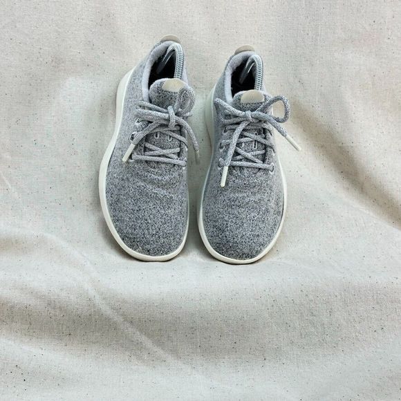 Allbirds Wool Runners Dapple Light Grey Cream Sole Women 8 Sneakers WRM Casual - Picture 3 of 13